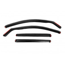 Вставные ветровики SW (Esa, 4 шт) для BMW 3 серия F-30/31/34 2012-2019 гг