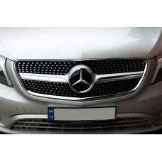 Передня решітка Diamond (2014-2023 для Vito W447) для Mercedes Vito/V-class W447 2014- рр