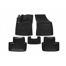 Коврики резиновые Stingray 3D (5 шт, полиуретан) для Renault Megane IV 2016-2025 гг