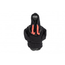 Чехол КПП в стиле худи (Черный, красный шнурок)