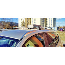 Багажник (поперечины) на интегрированные рейлинги Skybar V2 120 см (2 шт) Серый для Ford Edge 2014-2024 гг