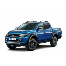 Рейлинги OmsaLine Sport (2 шт, черные) для Mitsubishi L200 2015-2024 гг