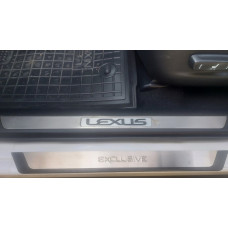 Накладки на пороги (4 шт.) Exclusive для Lexus NX 2014-2021 гг