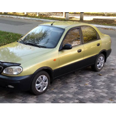 Расширители арок (4 шт, черные) для Chevrolet Lanos 1998-2017 гг