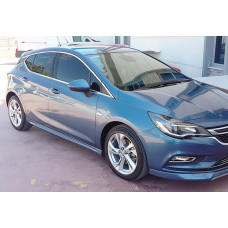 Бокові пороги DPT V-3 (Під фарбування) для Opel Astra K 2016-2021 рр