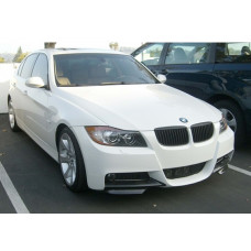 Передние Flap накладки DPT (для E90 M-Sport 2005-2008, Черный Глянец, 2 шт) для BMW 3 серия E-90/91/92/93