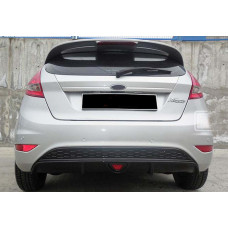 Задній дифузор DPT V-1 (HB, чорний глянець) для Ford Fiesta 2008-2017 рр
