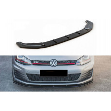 Передня Lip накладка DPT V-1 (для GTI, 2012-2017, чорний глянець) для Volkswagen Golf 7/E-Golf рр