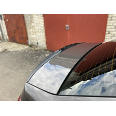 Спойлер LIP (Sunplex, чорний) (118,5см *5,5см) для Peugeot 301 2012- рр