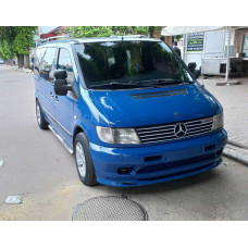 Нижняя накладка на бампер Brabos Style (грунт под покраску) для Mercedes Vito W638 1996-2003 гг