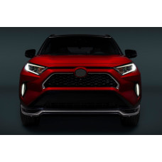 Накладки на решітку (2 шт) для Toyota Rav 4 2019- рр