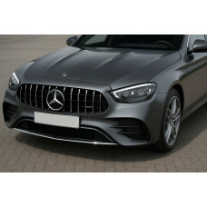 Передняя решетка Panamericana GT (AMG Line, 2020-2023) Без места под камеру для Mercedes E-сlass W213