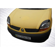 Реснички на Фары (2 шт., Черный ABS) (2003-2008) Черный Матовый для Renault Kangoo