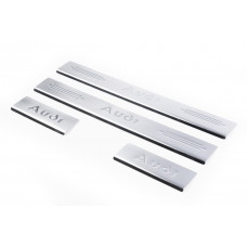 Накладки на Пороги (4 шт, Carmos) для Ауди A6 C5 1997-2001 гг