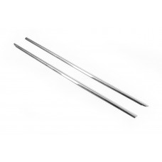 Окантовка окон (2 шт., нержавейка) для Hyundai H200, H1, Starex 1998-2007 гг