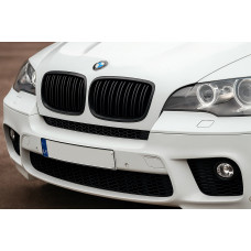 Ноздри M-Look V2 (Черный Глянец) для BMW X6 E-71 2008-2014 гг
