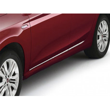 Молдинг дверний (4 шт, нерж) Carmos - Турецька сталь для Fiat Tipo 2016- рр