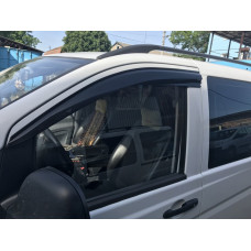 Ветровики на окна (2 шт., Sunplex Sport) для Mercedes Vito W639 2004-2014 гг