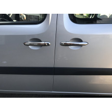 Накладки на ручки (нерж) 4 шт, Carmos - турецька сталь для Mercedes Citan 2013-2021 рр