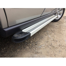 Бокові пороги Maya V2 (2 шт., алюміній) для Jeep Grand Cherokee WK 2004-2010 рр