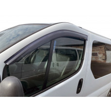 Ветровики на окна (2 шт, HIC) для Renault Trafic 2001-2015 гг
