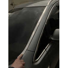 Окантовка лобового стекла (нержавейка) для Opel Astra J 2009-2015 гг
