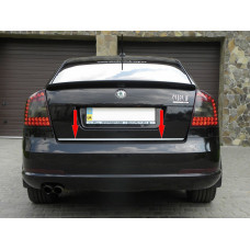 Накладка на багажник нержавейка Лифтбек для Skoda Octavia II A5 2006-2010 гг