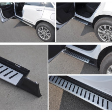 Боковые пороги OEM (2 шт) для Cadillac XT5 2016- гг