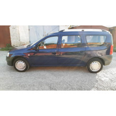 Хромированные Рейлинги Пластиковые ножки для Dacia Logan MCV 2004-2014 гг