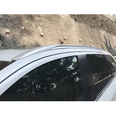 Рейлинги на крышу (2 шт) Черные для Mitsubishi Outlander 2012-2021 гг