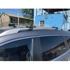 Поперечины на рейлинги с замком (2 шт) до 110 см, черный для Nissan X-trail T32/Rogue 2014-2021 гг