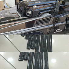 Карбоновые дверные молдинги (вставки) для Mercedes G сlass W463 1990-2018 гг