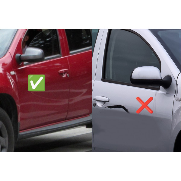 Хромированные Накладки на Зеркала (2 шт) V-2 Carmos - Хромированный пластик для Renault Duster 2008-2017 гг