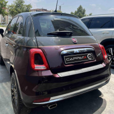 Накладка на задній бампер EuroCap (ABS) для Fiat 500/500L 2013-2022 рр