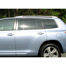 Рейлінги оригінальний дизайн Grey (2 шт) для Toyota Highlander 2008-2013 рр