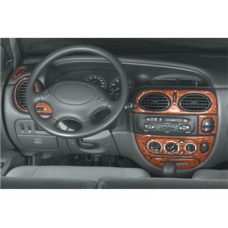 Накладки на панель (Meric, Туреччина) Дерево для Renault Scenic 1998-2003 рр