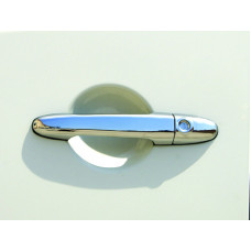 Хромированные Накладки на Ручки Дверей (4 шт, Нержавейка) OmsaLine - Итальянская Нержавейка для Volkswagen Crafter 2006-2016 гг