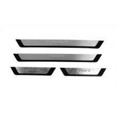 Накладки на пороги Flexill (4шт) Sport для Opel Astra H 2004-2013 гг