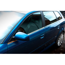 Нижние молдинги стекол нержавейка для Ауди A3 2003-2012 гг