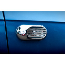 Решітка на повторювач Овал (2 шт, ABS) для Ауди A3 2003-2012 рр