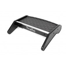 Полка на панель (2010-2014, Серая с серой строчкой) для Renault Trafic