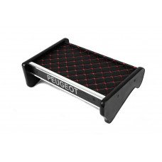 Полиця на панель 1994-1999 (Чорна з червоною ниткою) для Peugeot Boxer рр