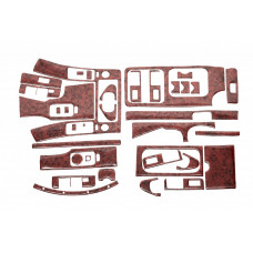 Тюнинг салона (36 деталей) Дерево для Nissan Navara 2006-2015 гг