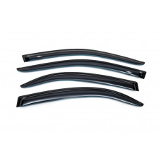 Ветровики на окна (4 шт, HIC) для Chevrolet Lanos 1998-2017 гг