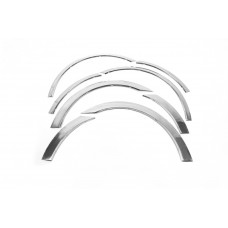 Накладки на арки (SW, 8 шт, нержавейка) для Toyota Avensis 2009-2018 гг