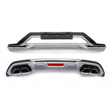 Передние и задние накладки 2019-2025 (2 шт) для Hyundai Tucson TL