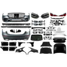 Комплект рестайлинга в W223 AMG Line (с дверными ручками и вставками) для Mercedes S-сlass W221 2005-2013 гг