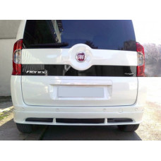 Накладка на задний бампер Emotion (грунт под покраску) для Fiat Fiorino/Qubo 2008-2024 гг