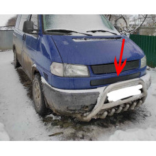 Нижняя накладка на решетку радиатора Глянцевая на прямую морду для Volkswagen T4 Caravelle/Multivan 1990-2003 гг