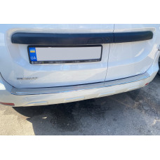 Накладка на задний бампер Carmos нержавейка для Dacia Dokker 2013-2022 гг